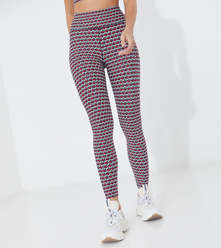 TOMMY HILFIGER SPORT Women's High Rise Full Length Leggings