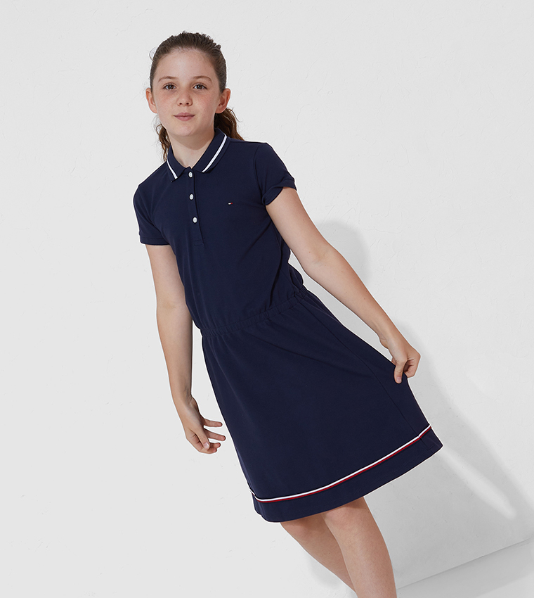 Tommy Hilfiger Tipped Collar Polo Dress | 6thStreet.com Oman