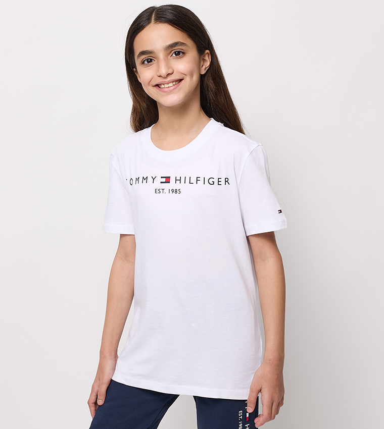Logo Printed Crew Neck T-Shirt