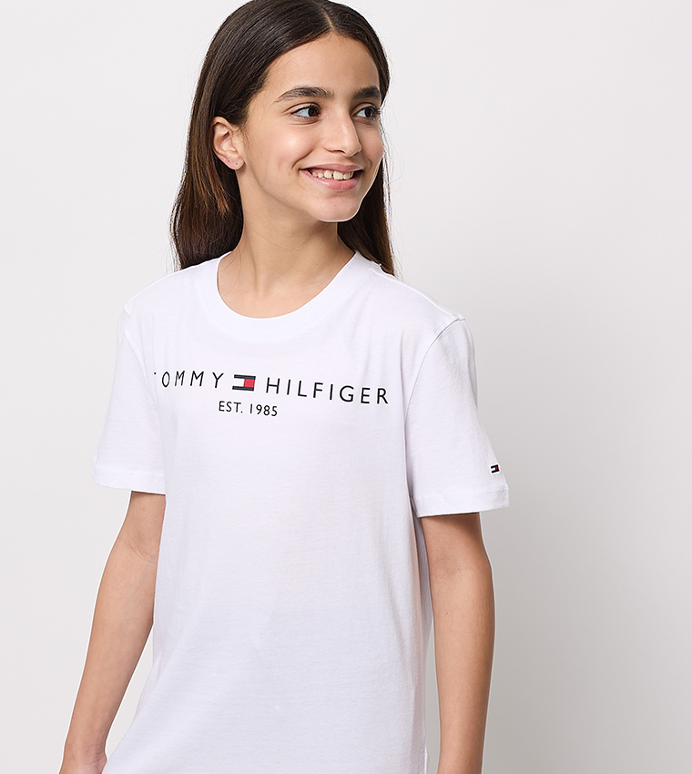 Logo Printed Crew Neck T-Shirt