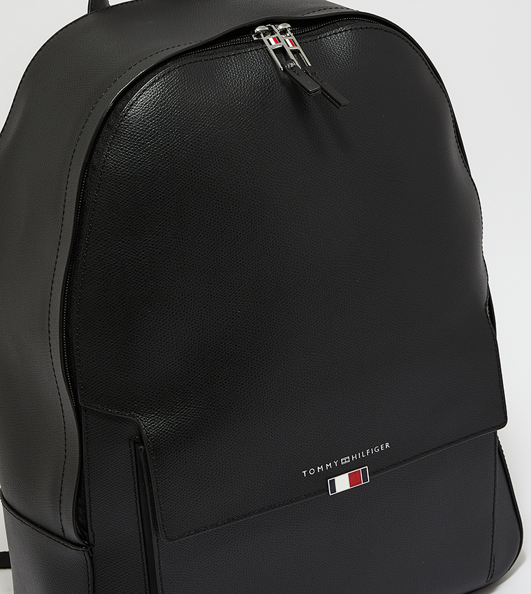 Buy Tommy Hilfiger Business Leather Backpack In Black 6thStreet Bahrain