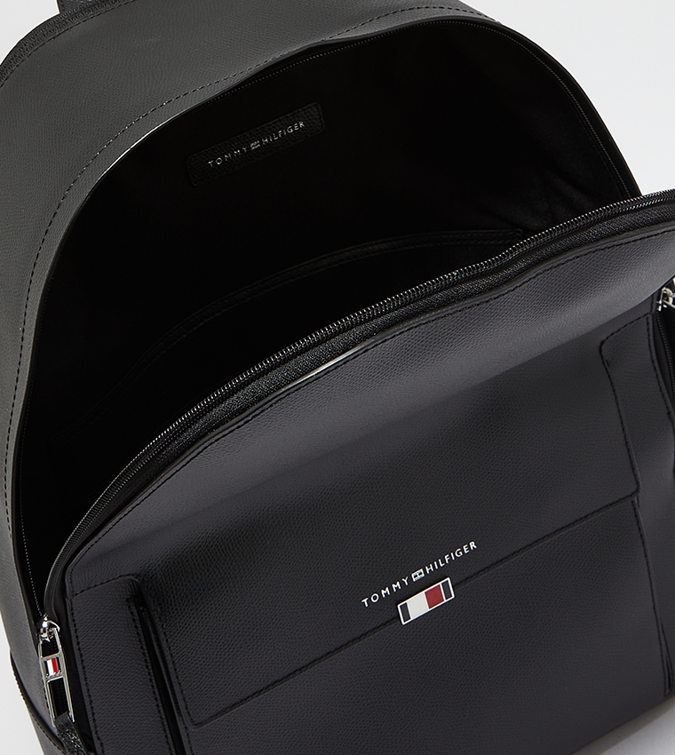 Buy Tommy Hilfiger Business Leather Backpack In Black 6thStreet Bahrain