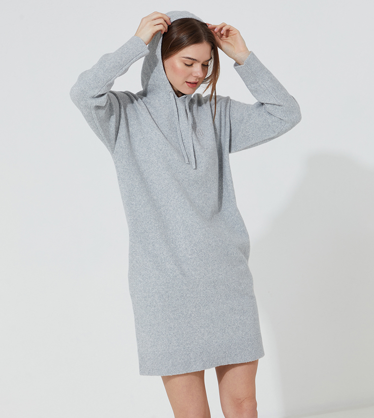 Hooded t shirt dress sale