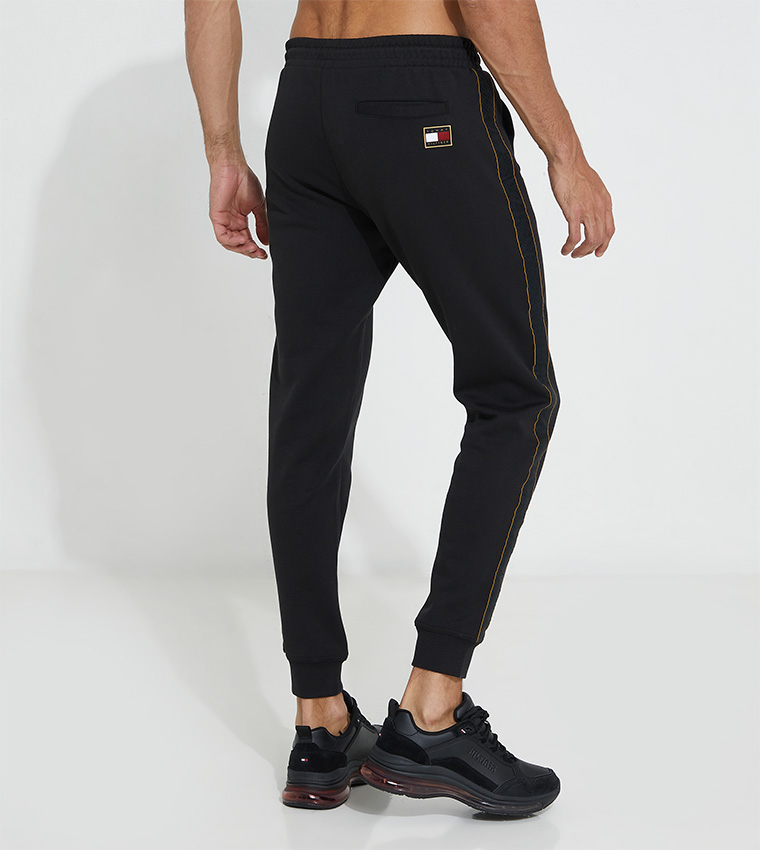 Buy Tommy Hilfiger Basic Regular Fit Joggers In Black