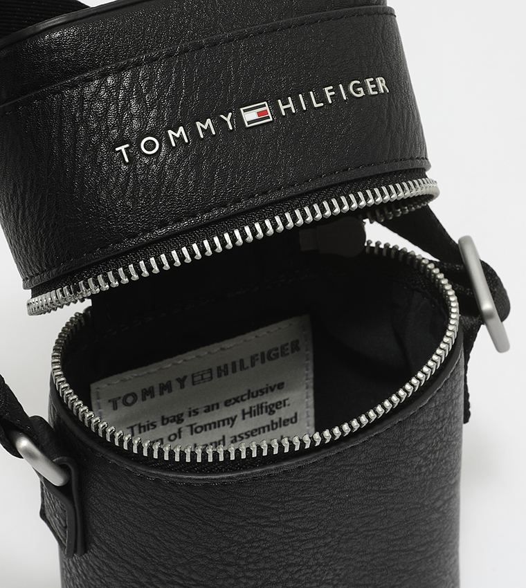 Buy Tommy Hilfiger Casual PU Zip Up Crossbody Bag In Black 6thStreet
