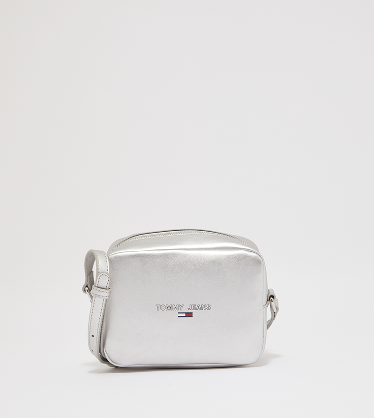 Buy Tommy Jeans TJW Essential PU Camera Bag In Silver 6thStreet