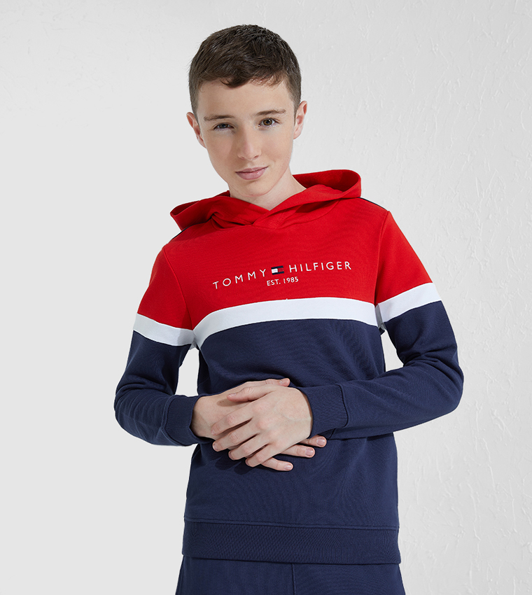 Color block tommy hilfiger sweater on sale