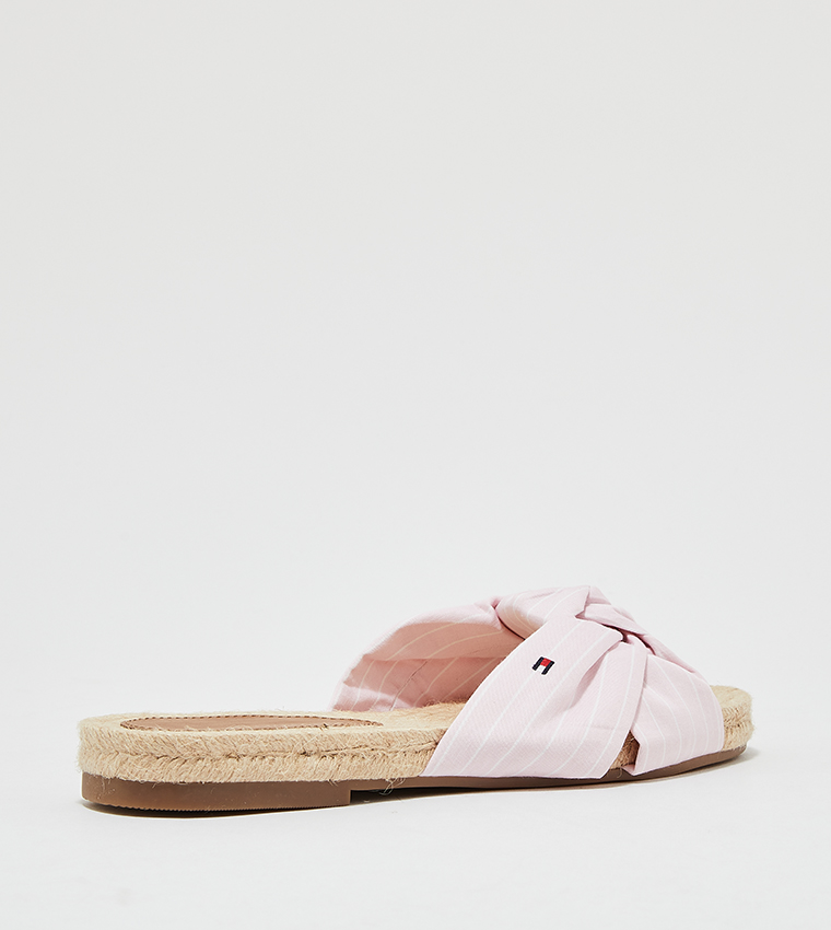 Knotted on sale flat sandals