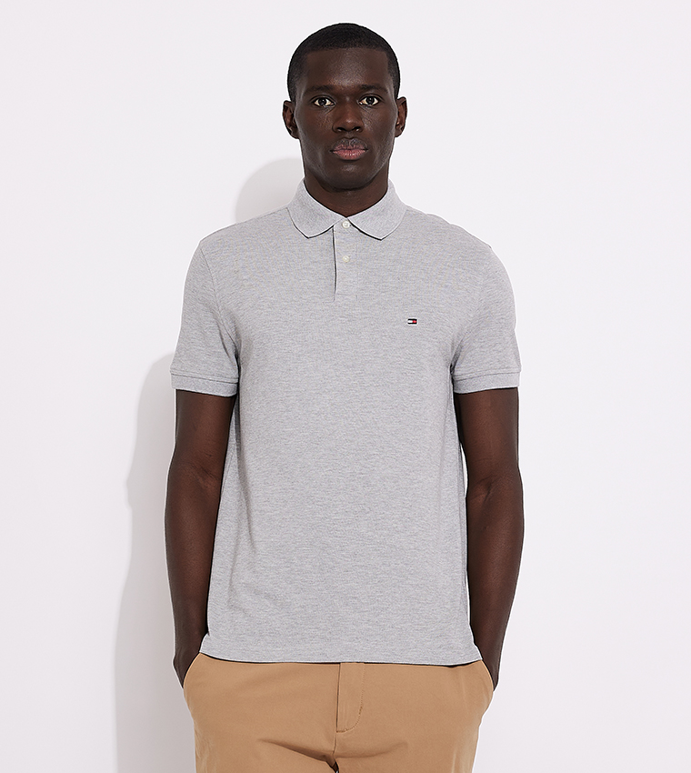 Logo Embroidered Short Sleeves Polo T-Shirt