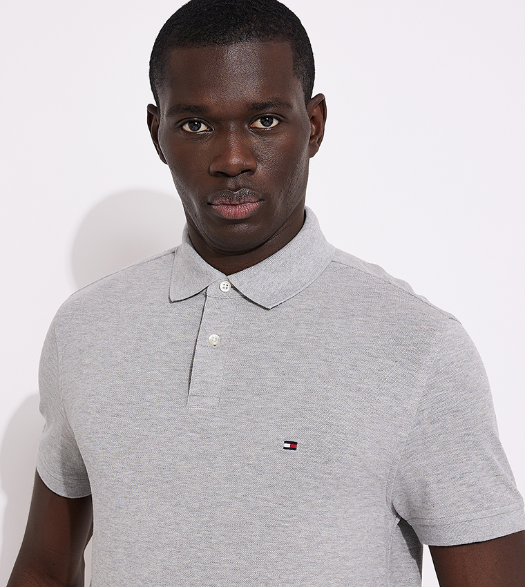 Logo Embroidered Short Sleeves Polo T-Shirt