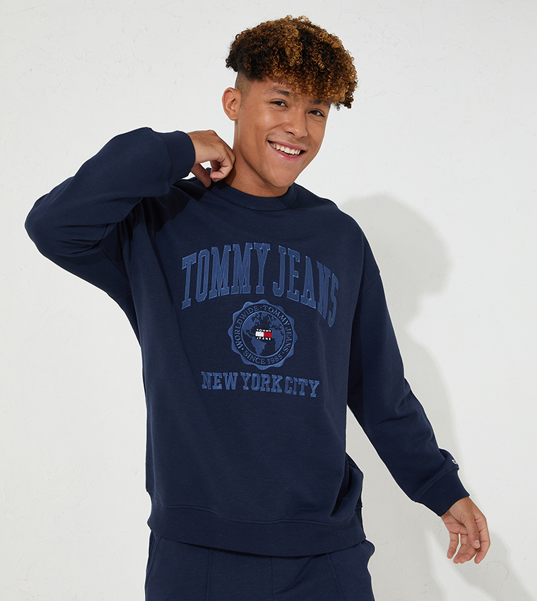 Tommy hilfiger 2024 collegiate sweatshirt