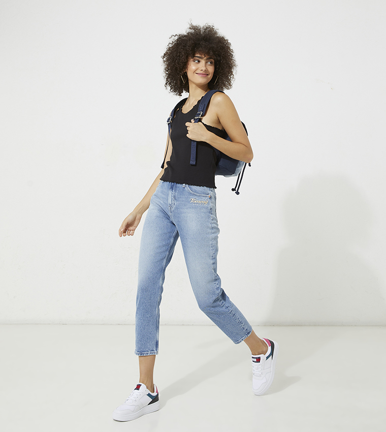 Izzie High Rise Slim Ankle Jeans
