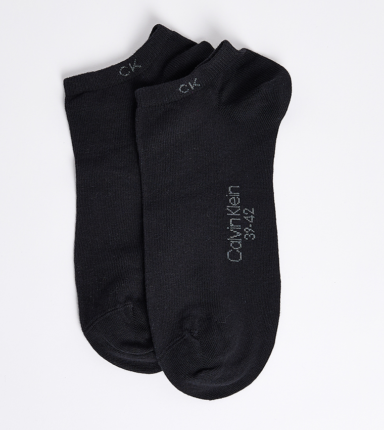 Pack of 2 Solid Ankle Socks