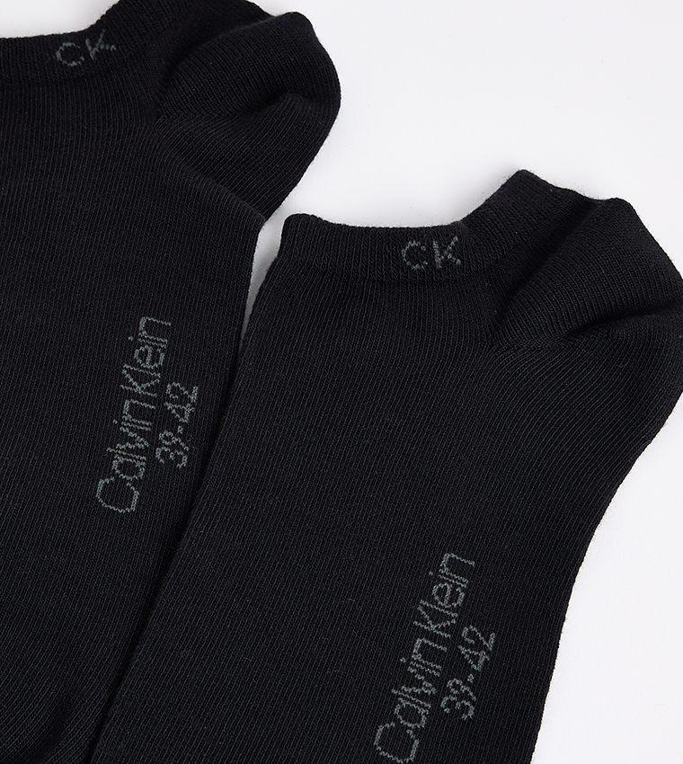 Pack of 2 Solid Ankle Socks