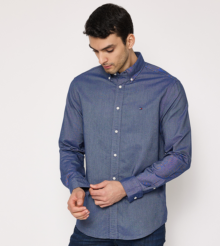 Logo Detail Long Sleeves Shirt