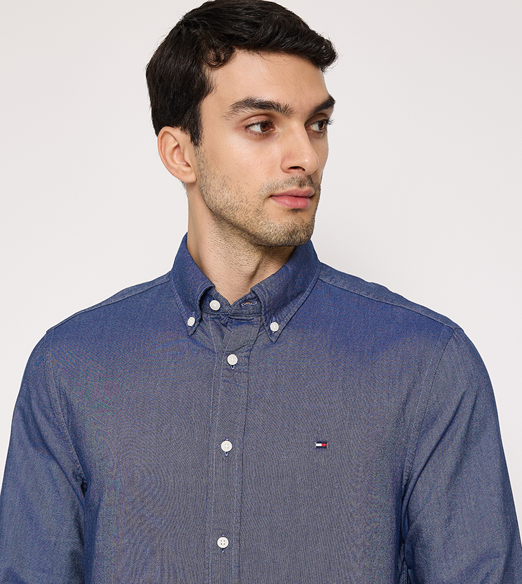 Logo Detail Long Sleeves Shirt