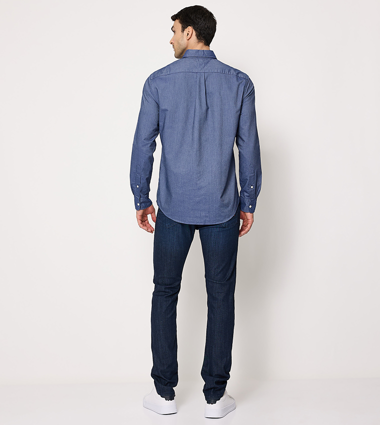 Logo Detail Long Sleeves Shirt