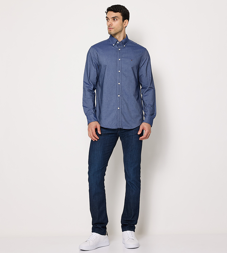 Logo Detail Long Sleeves Shirt