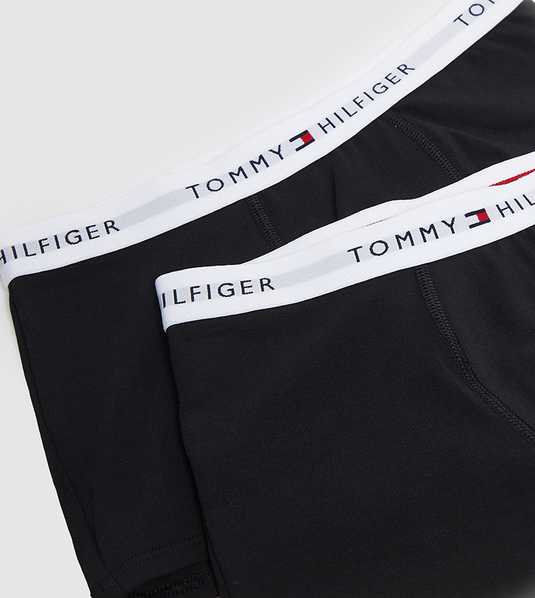 2-Pack Logo Printed Waistband Trunks