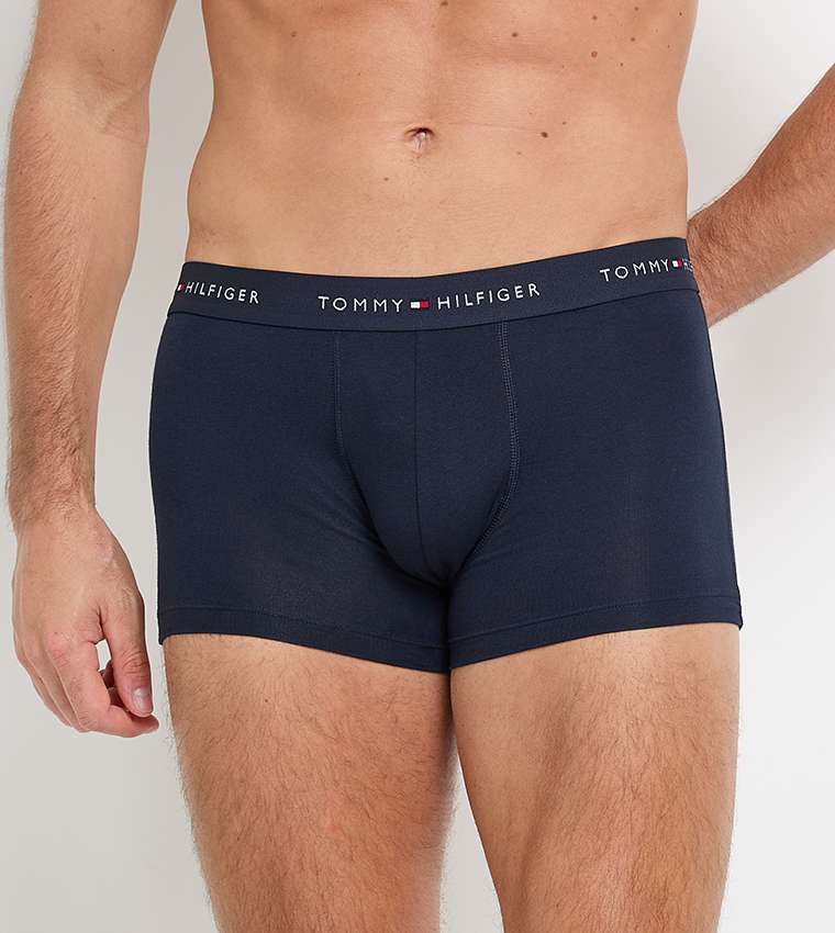 Pack of 7 Logo Waistband Trunks