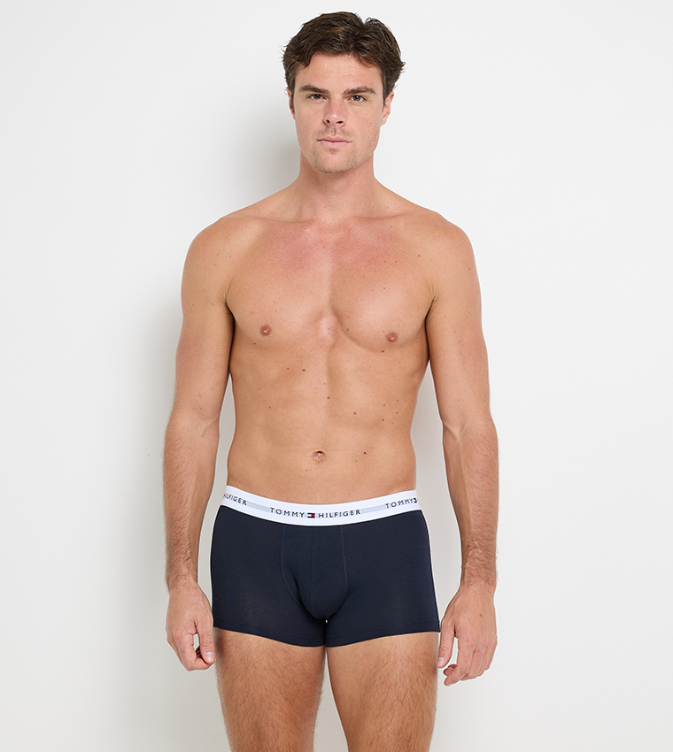 Pack of 7 Logo Waistband Trunks