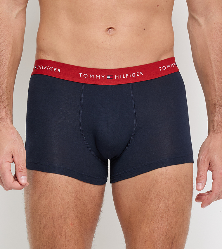 Pack of 7 Logo Waistband Trunks