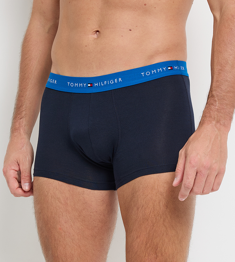 Pack of 7 Logo Waistband Trunks