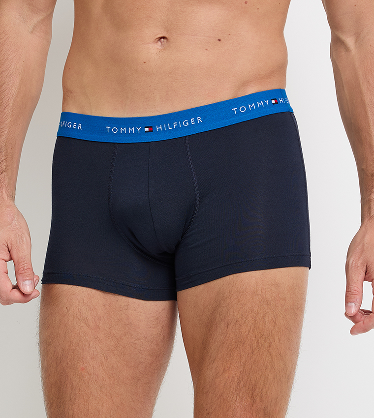 Pack of 7 Logo Waistband Trunks