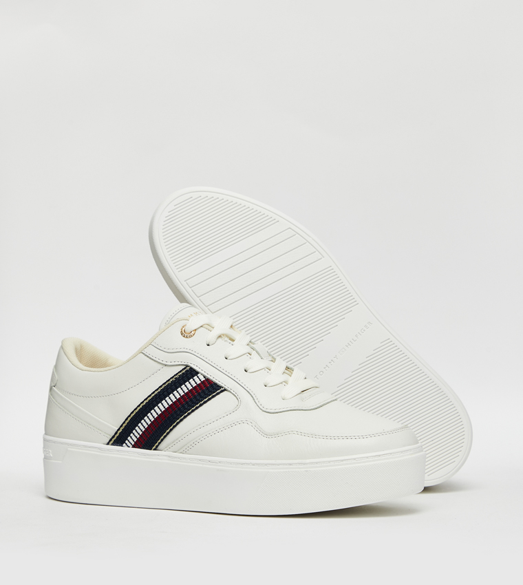 Stripe Detail Platform Sneakers