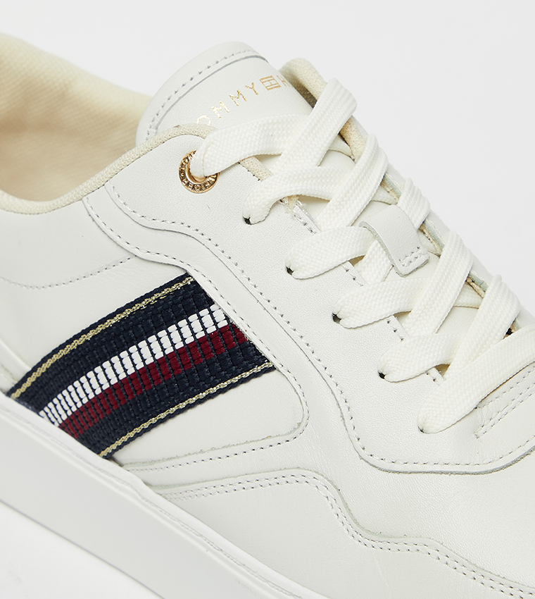 Stripe Detail Platform Sneakers