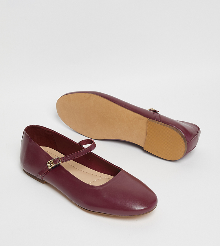 Solid Mary Jane Shoes