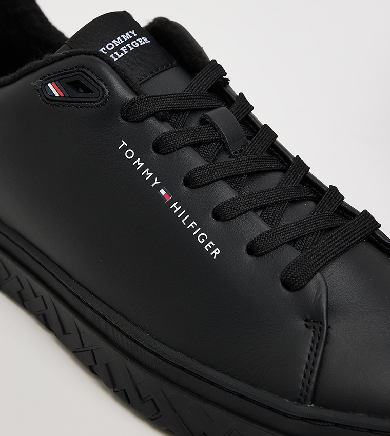 Logo Detail Court Sneakers