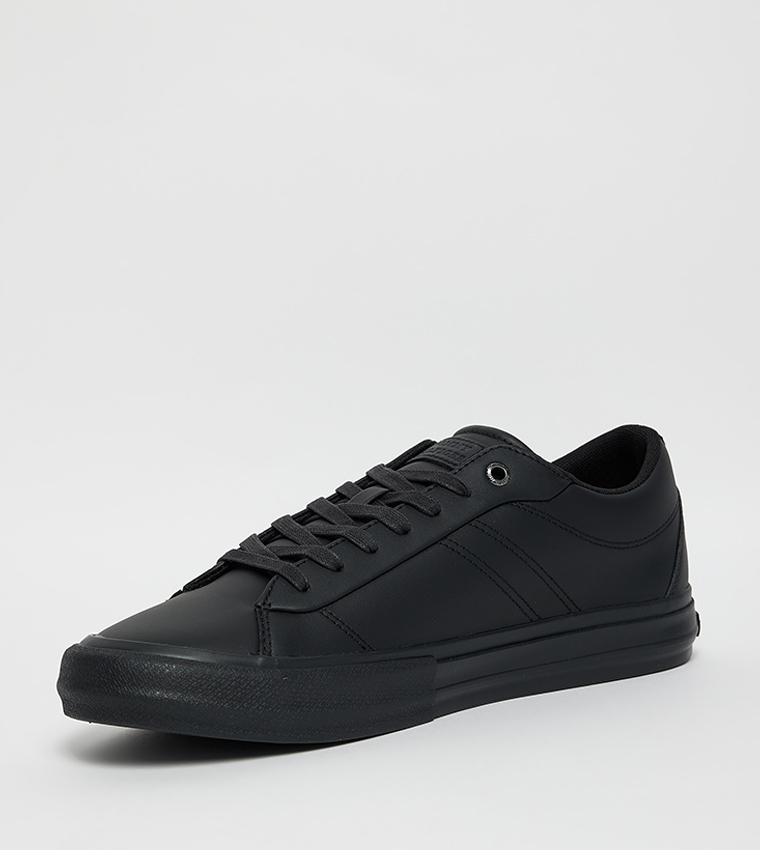 Logo Detail Lace-Up Sneakers