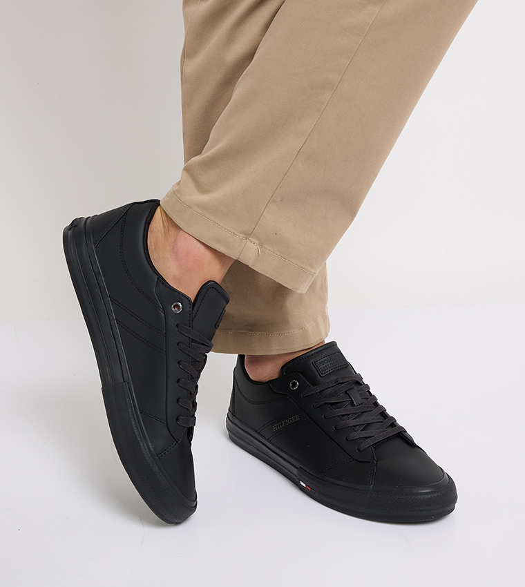 Logo Detail Lace-Up Sneakers