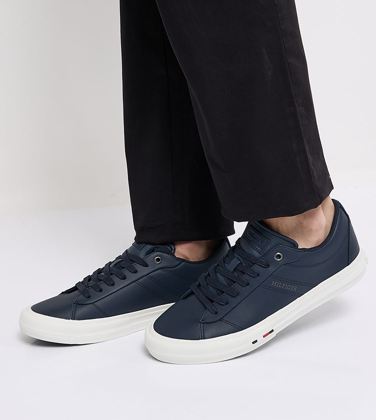 Logo Detail Lace-Up Sneakers