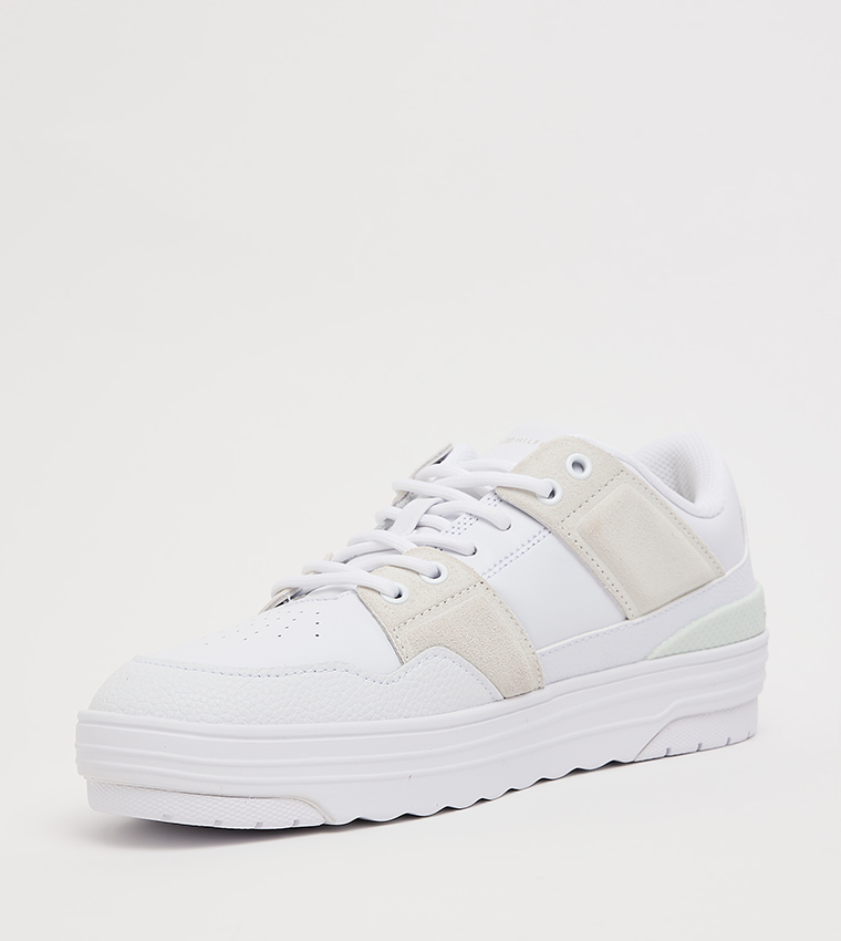 Monogram Detail Platform Sneakers