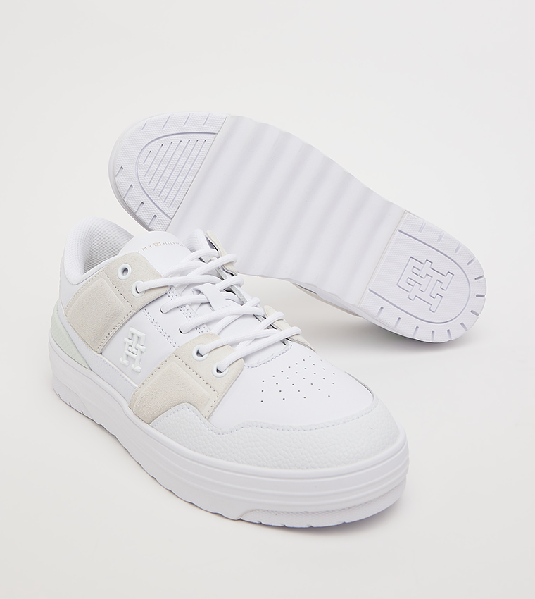 Monogram Detail Platform Sneakers