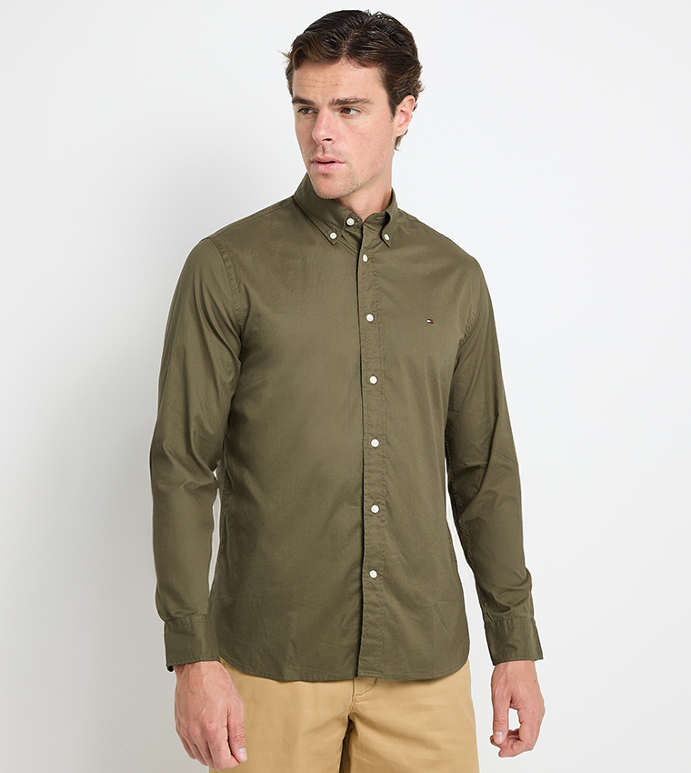 Logo Detail Long Sleeves Shirt