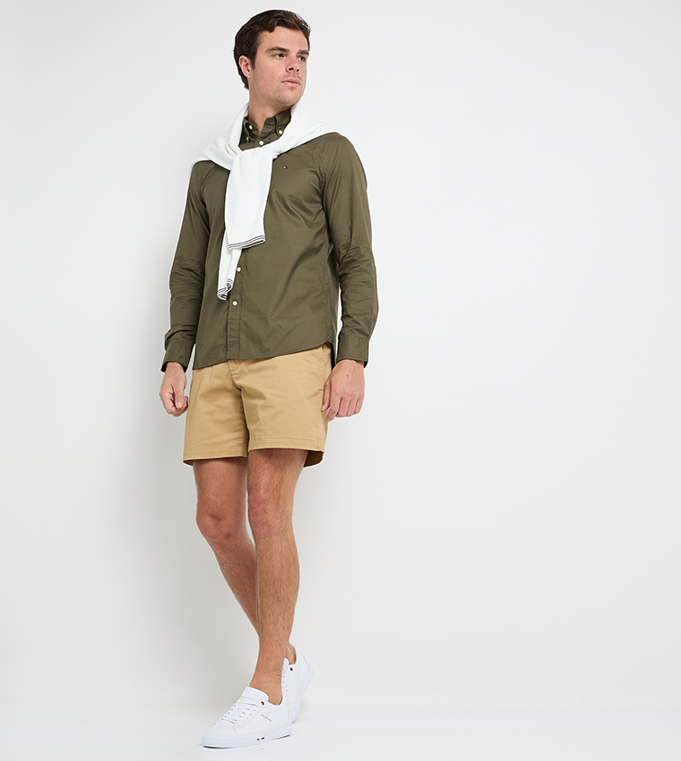 Logo Detail Long Sleeves Shirt