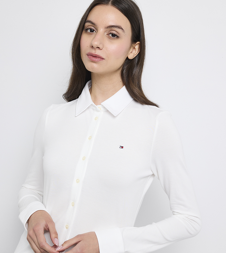 1985 Logo Detail Slim Fit Shirt