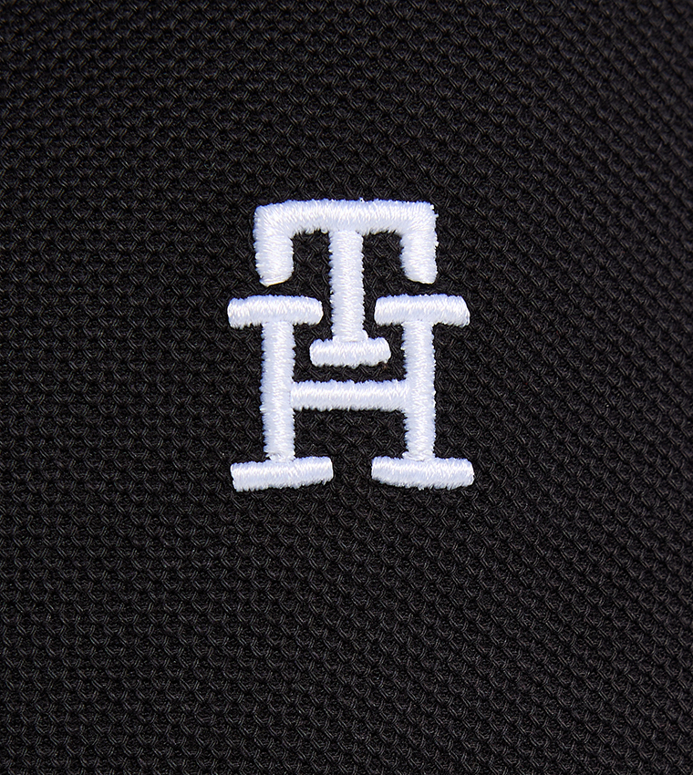 Monogram Detail Short Sleeves Polo T-Shirt