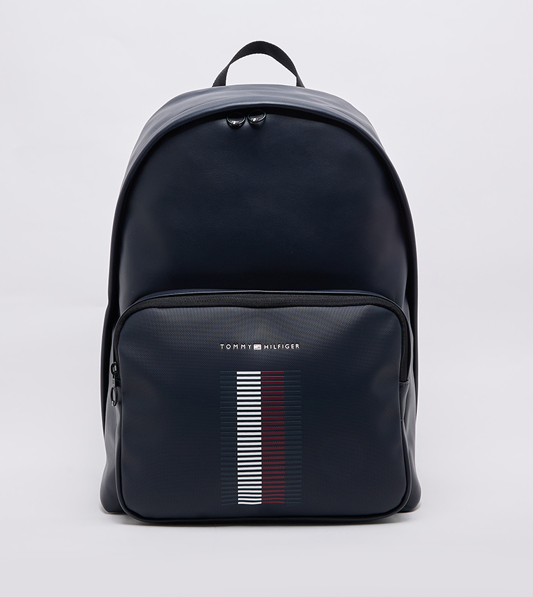Logo Detail Zip Around Backpack