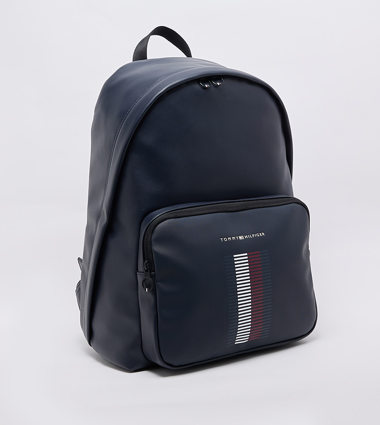 Logo Detail Zip Around Backpack
