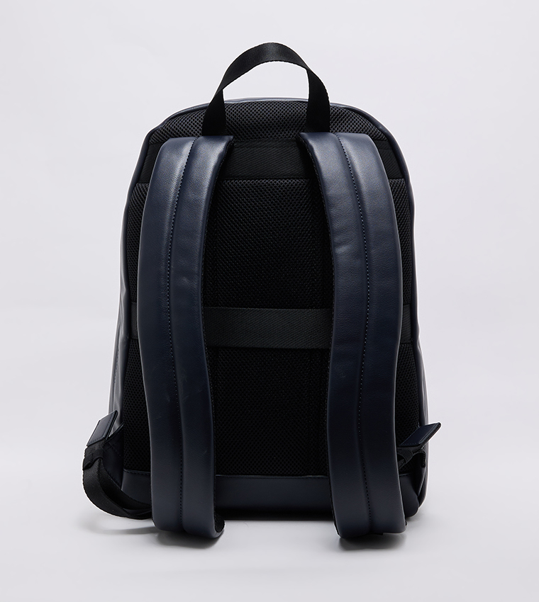 Logo Detail Zip Around Backpack