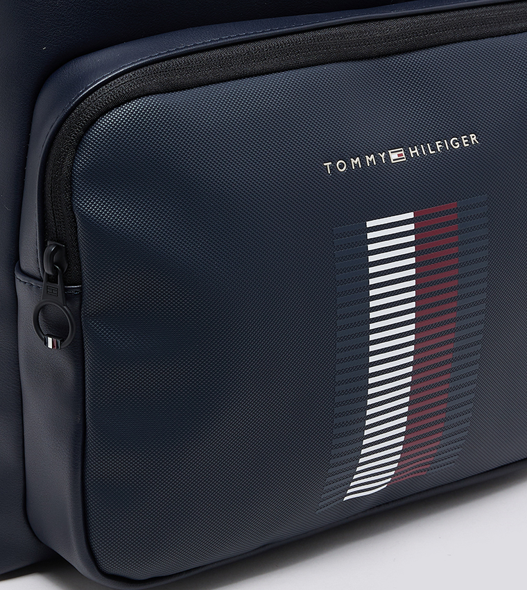 Logo Detail Zip Around Backpack