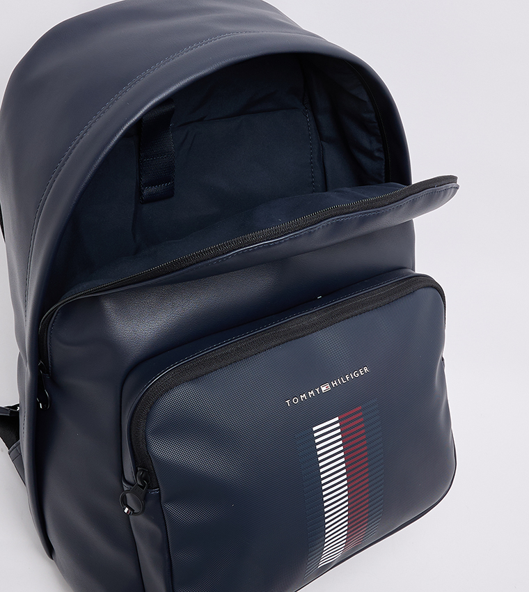 Logo Detail Zip Around Backpack