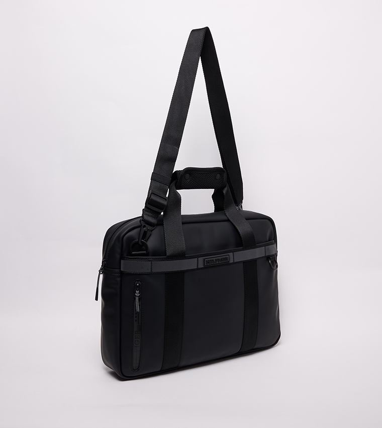 Logo Badge Laptop Bag