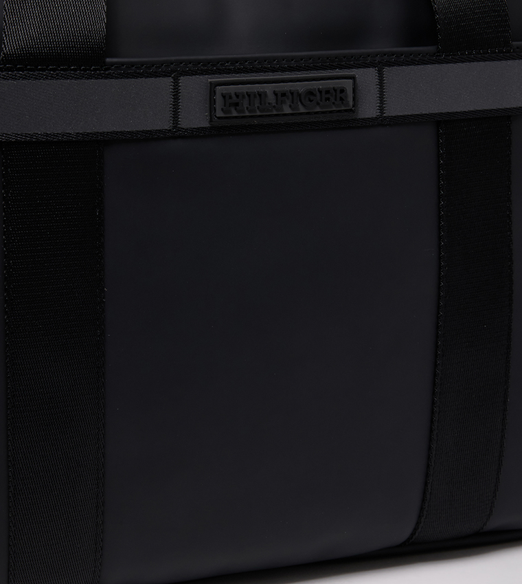 Logo Badge Laptop Bag