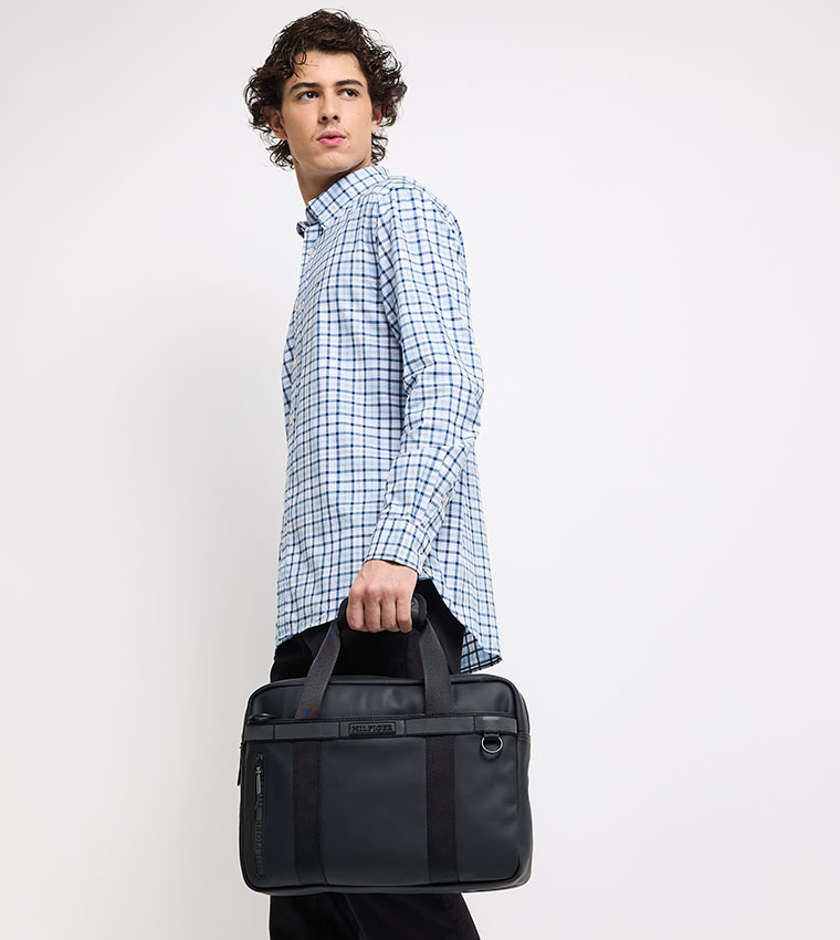 Logo Badge Laptop Bag