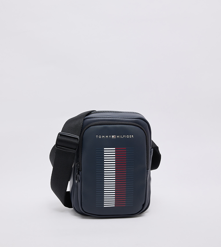 Logo Detail Reporter Bag